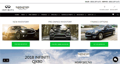 Desktop Screenshot of napletoninfiniti.com
