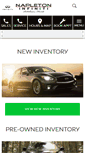 Mobile Screenshot of napletoninfiniti.com